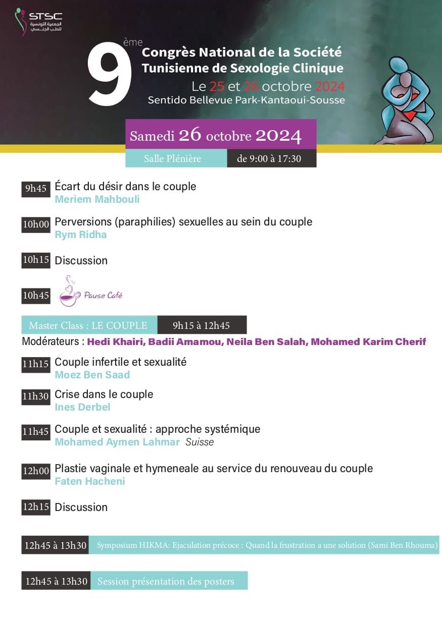 Programme du congr&egrave;s