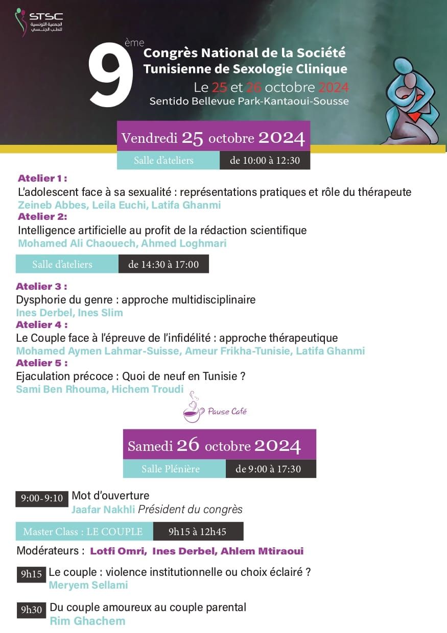 Programme du congr&egrave;s